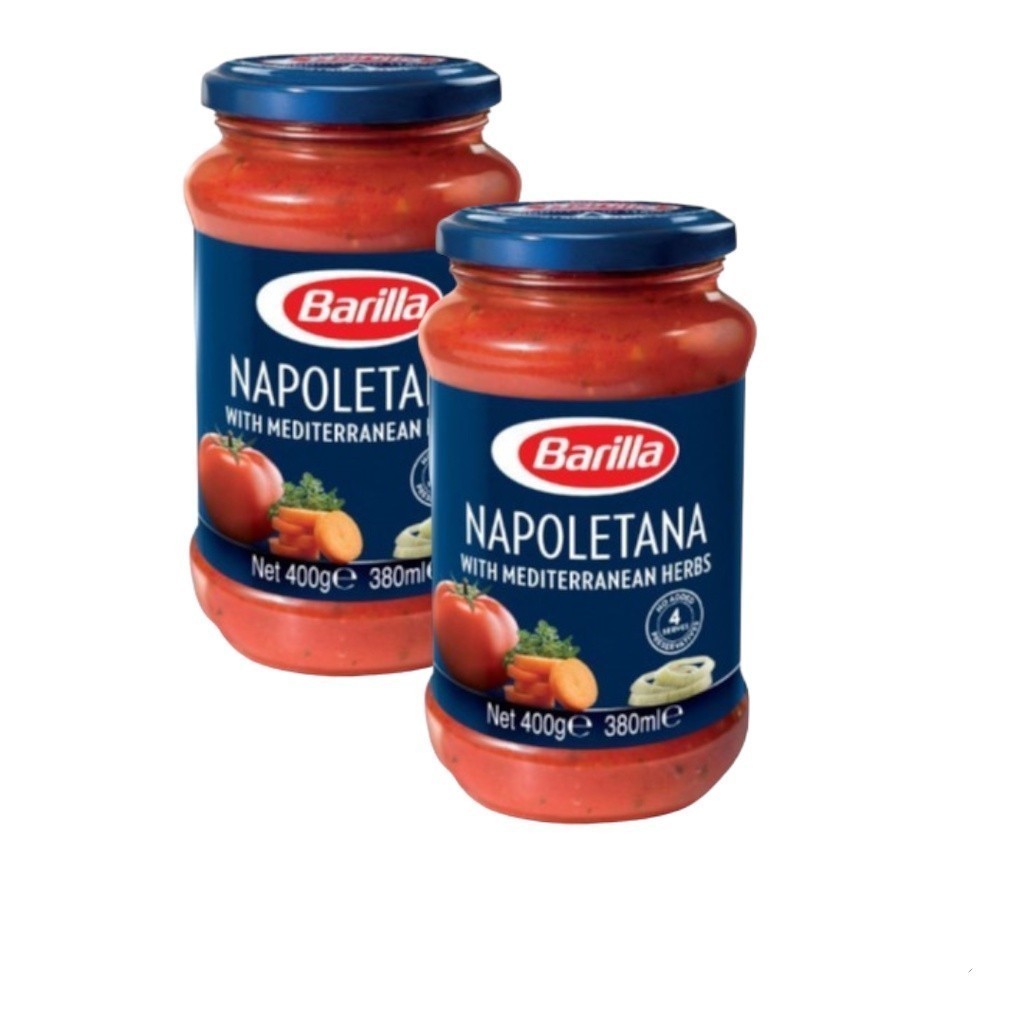 [Bundle of 2] Barilla Napoletana Pasta Sauce with Italian Tomato and