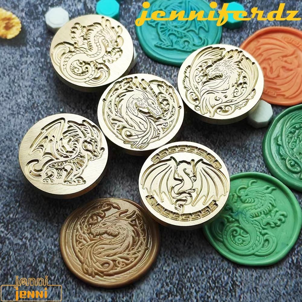 JENNIFERDZ Dragon Series Stamp Head, Dragon Themed Wax Sealing Tool ...