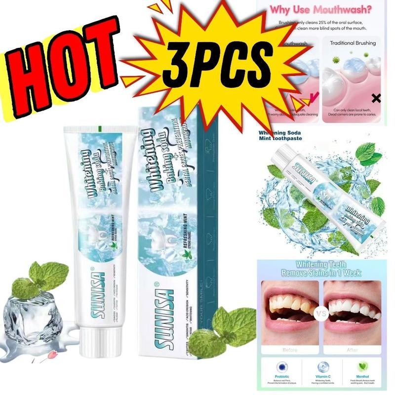 Buy 1 Take 5 SUNISA Whitening Toothpaste Anti-Mouth Oral Baking Soda ...