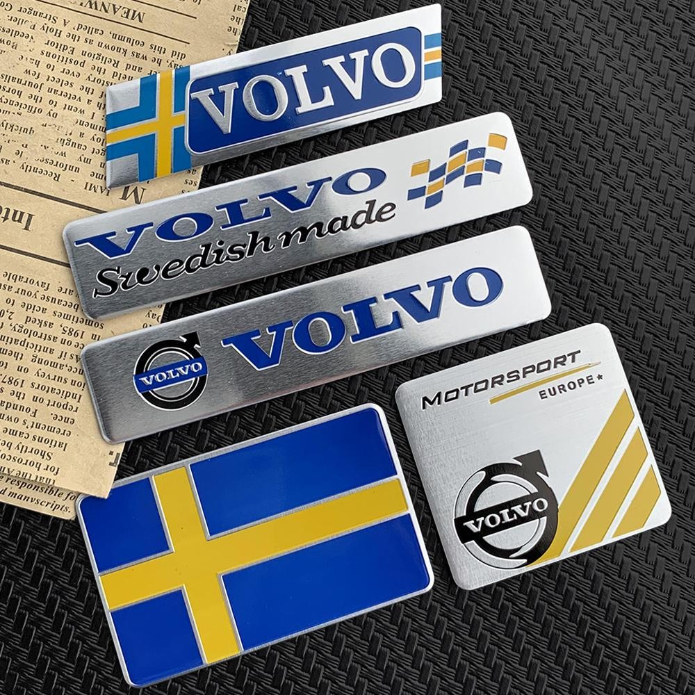 For Volvo Metal Sticker Car Logo XC60 XC40 XC90 S60 S90 V60 Modified ...