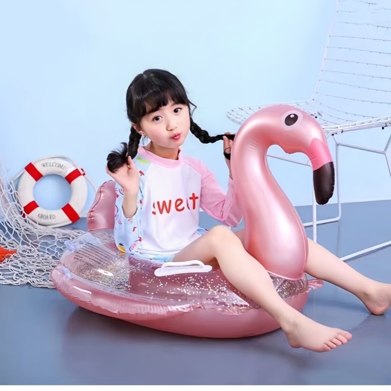 Children's Swimming Circle Sitting Circle Inflatable Floating Pool ...