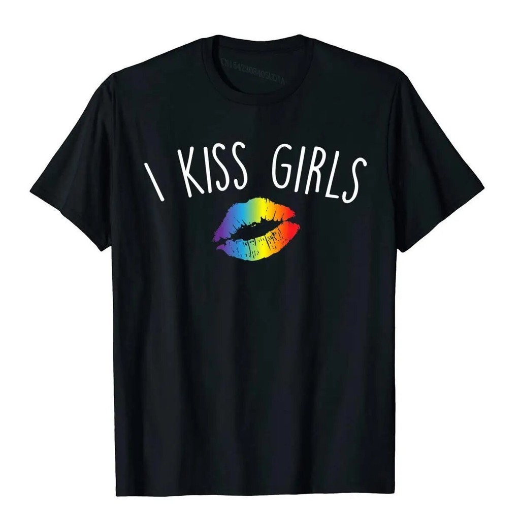 I Kiss mens Shirt Funny Cute LGBTQ Pride Month Gift Group Tops Shirt ...