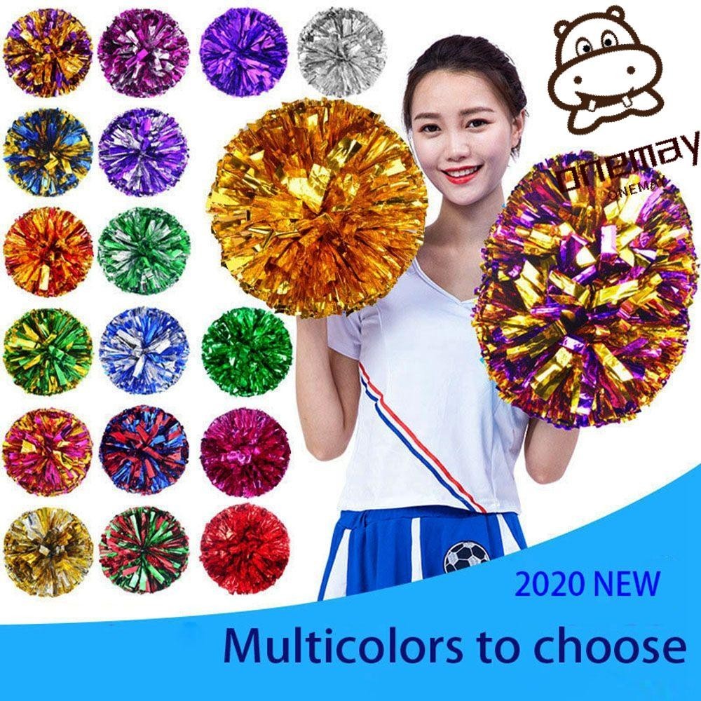 ONE-MAYSHOW Cheerleader Pom Poms Finger Ring Style Competition Flower ...