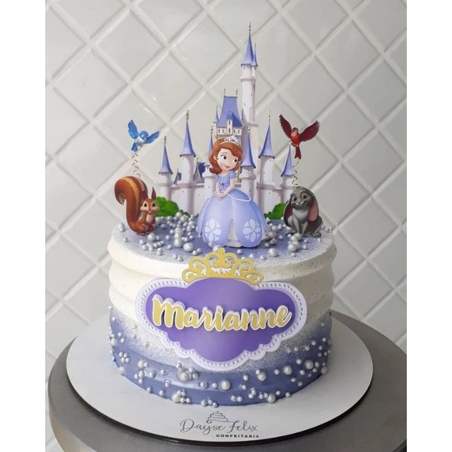 ♞ZOMVI Sofia the first cake topper set(Customized) | Shopee Philippines