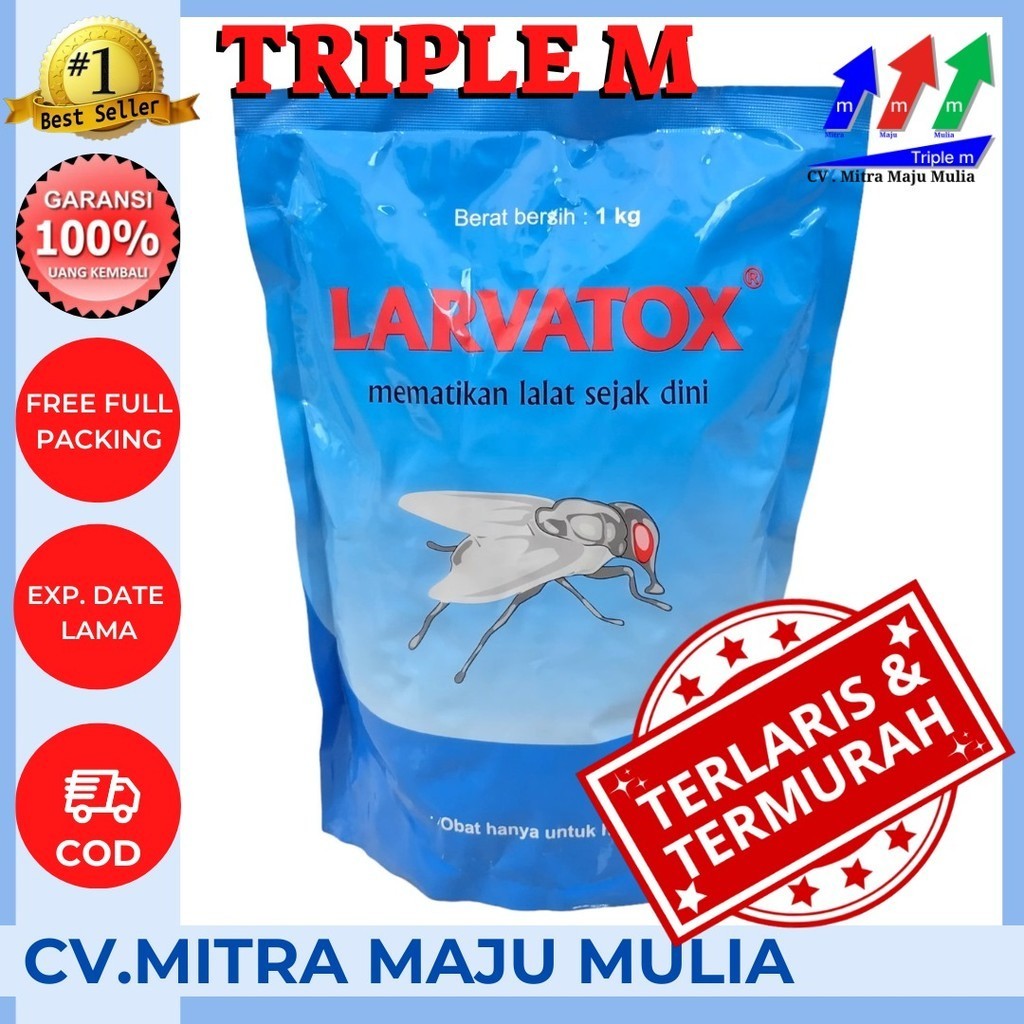 Larvatox 1kg Flies Chicken Cow Goat Sheep Poultry Animal