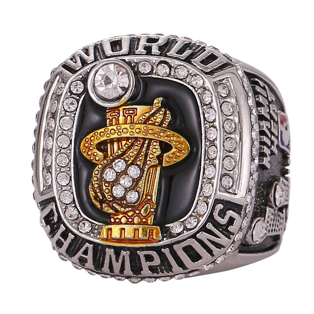 High Quality Men's Commemorative Ring NBA 2012 Miami Heats James ...