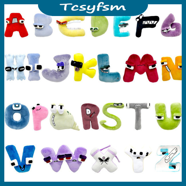 TY Alphabet Lore Plush Doll Soft Stuffed Animal Plushie Doll Toys For ...