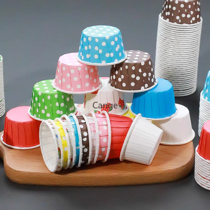 2024 Curled High Temperature Resistant Paper Cup Cake Decoration ...