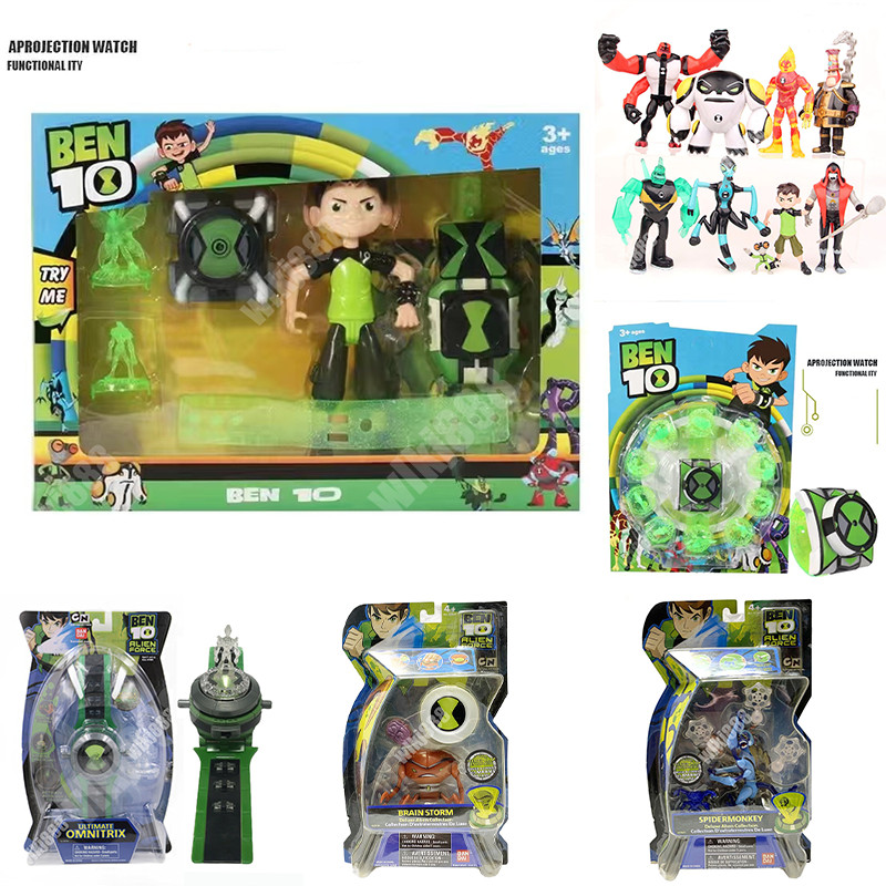 Action Figure Ben Tennyson Omnitrix Watches Ben 10 Heatblast Way Big ...