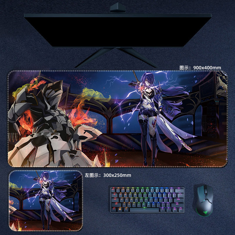 Acheron Robin Mouse Pad Honkai Star Rail Large Mousepad Computer ...