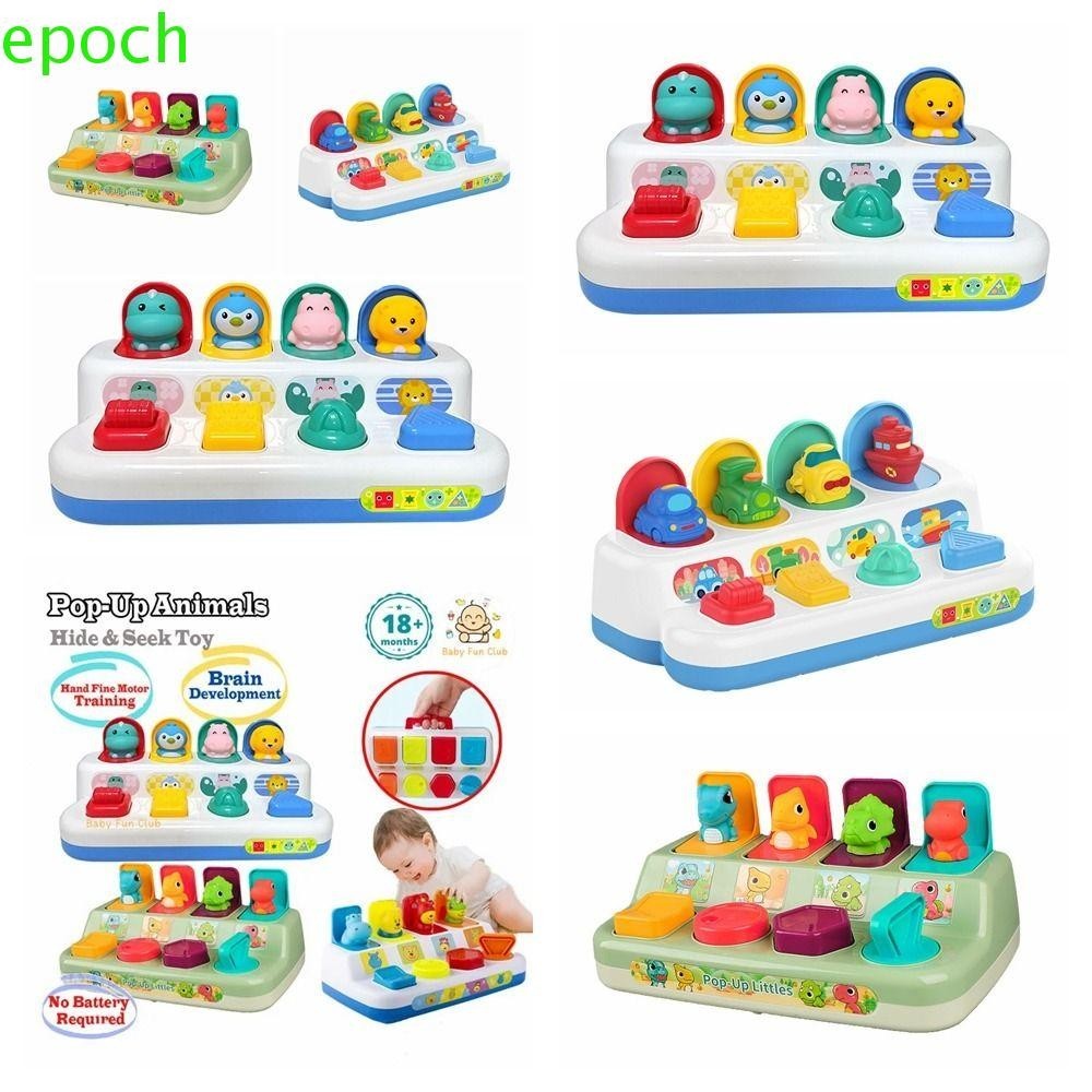 EPOCH Peekaboo Switch Box, Early Education Rectangular Pop-up Animals ...