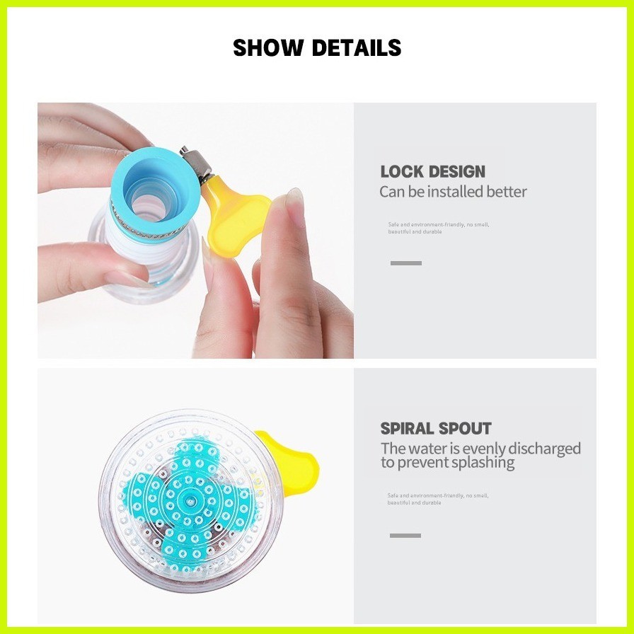 ♞PHOTO 360° Rotatable Faucet Tap Water Mineral Filter Kitchen Water