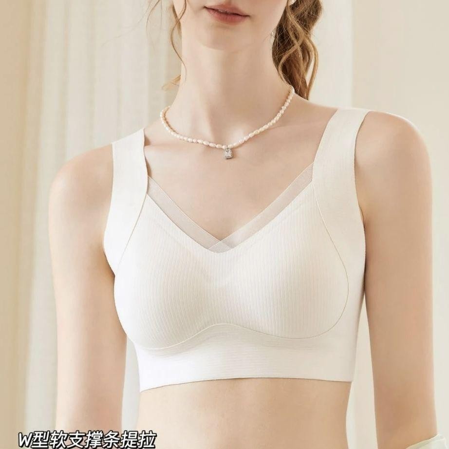 Seamless Underwear For Women Summer Small Breast Push-up Thin Seamless Bra