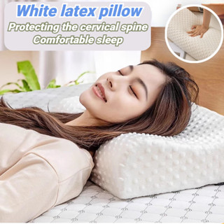 All-Round Sleep Pillow Memory Foam Bedding Neck Protection Slow Rebound  Foam Shaped Health Cervical Neck Sleep Support Concave Color: pillow