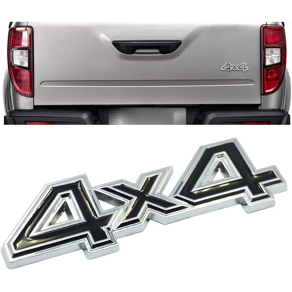 NEW Upgrade NAWPHEKI 4x4 Emblem 3D Metal Four-Wheel Drive Letter Badge ...