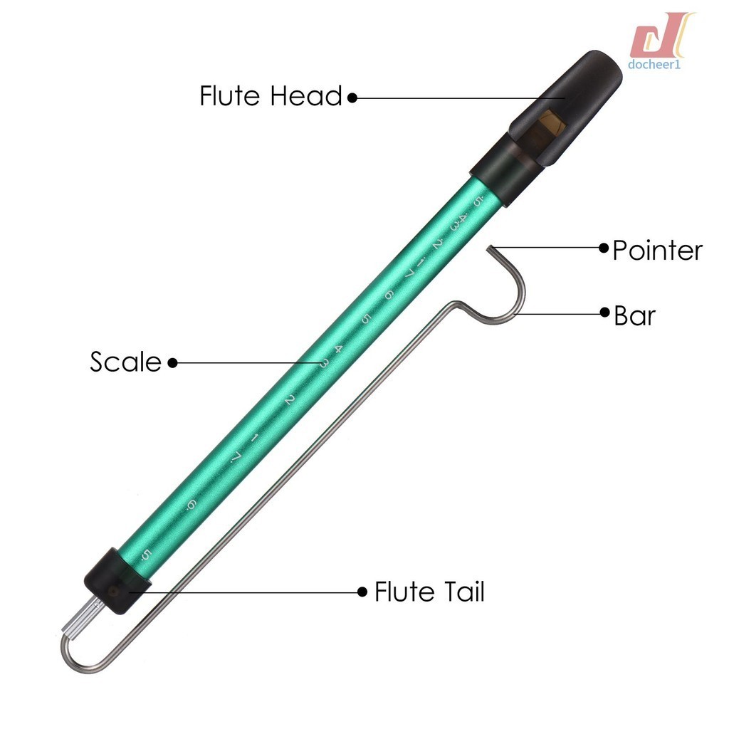 Metal Slide Whistle Scale Sliding Flute with Steel Sliding Rod Musical ...