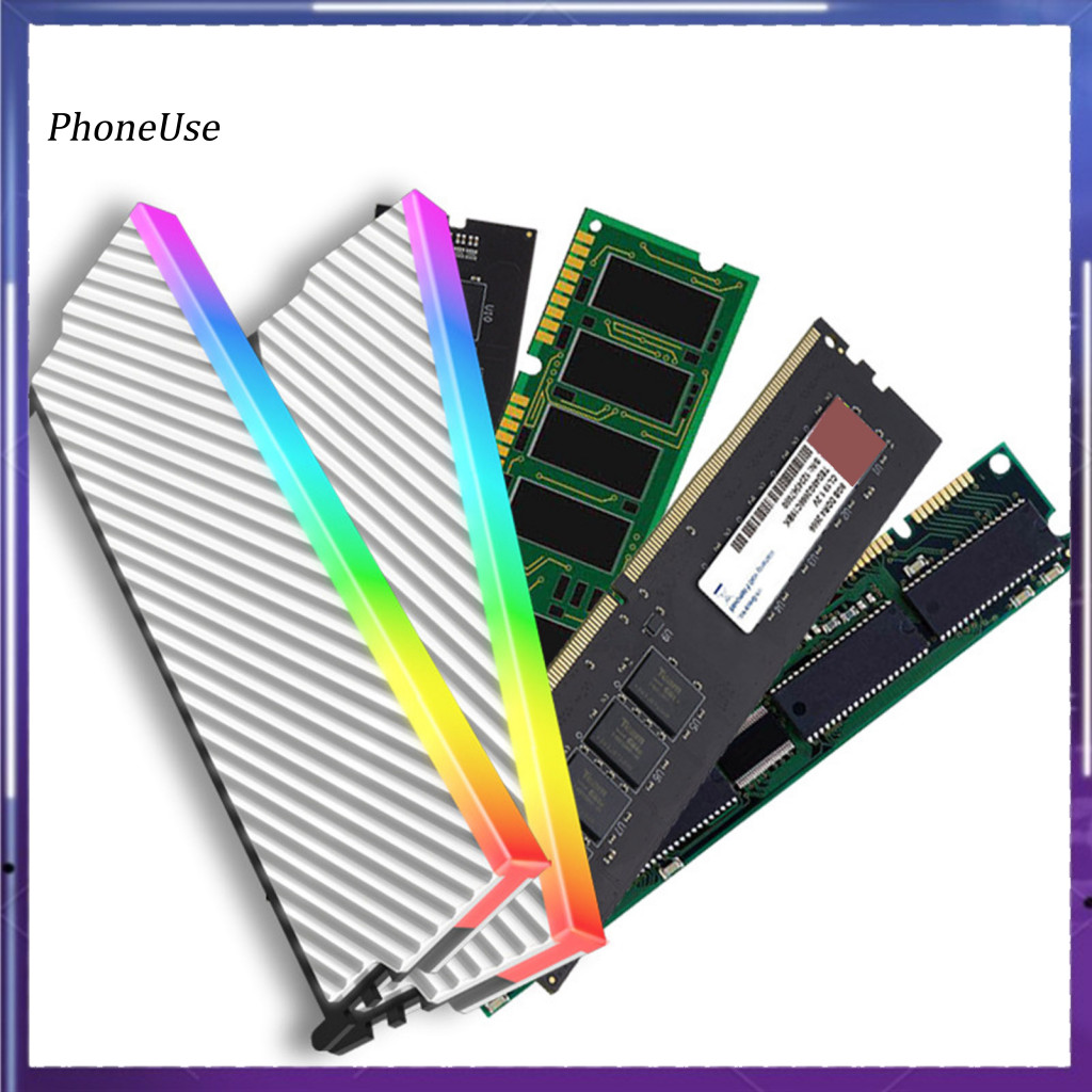 PhoneUse 5v 3pin Argb Heatsink Aura Sync Ram Cooler Rgb Ram Heatsink ...
