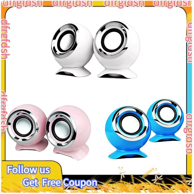 【D&F】Computer Speakers for PC Laptop Speakers USB 3.5mm Wired Music ...