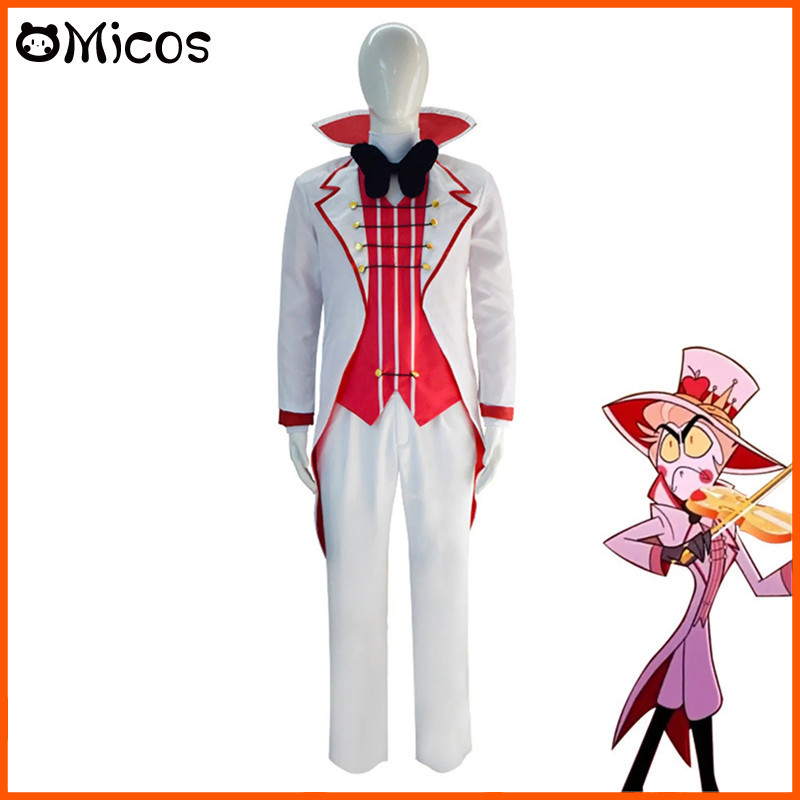 Anime Hazbin Cosplay Lucifer Hotel Morningstar King Costume Hat Daddy ...