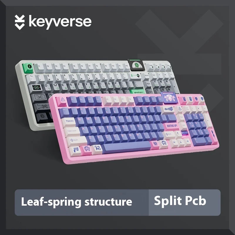 Keyverse infi100 Mechanical Keyboard CNC Aluminum Leaf-spring ...