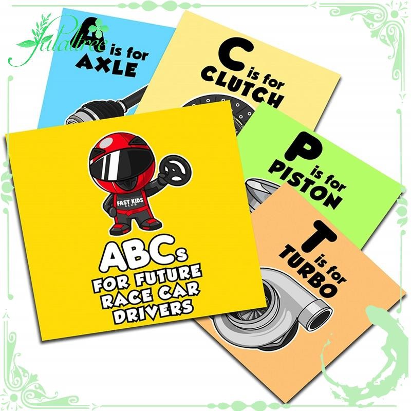 【fulaltree】ABC'S for Race Car Drivers Alphabet Book (Baby Book ...
