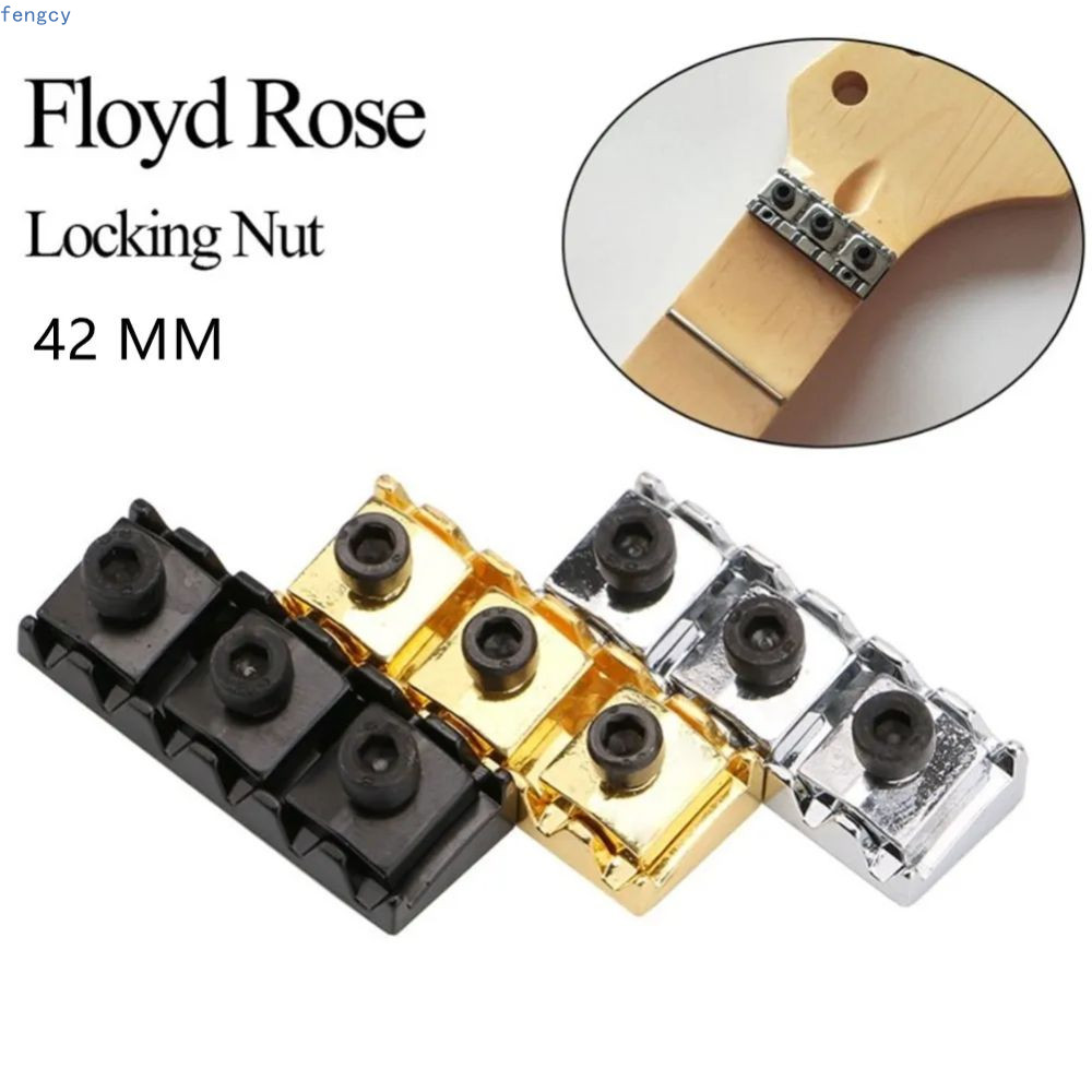 FENGCY Guitar String Locking Nut, with Allen Wrench Zinc Alloy Electric ...