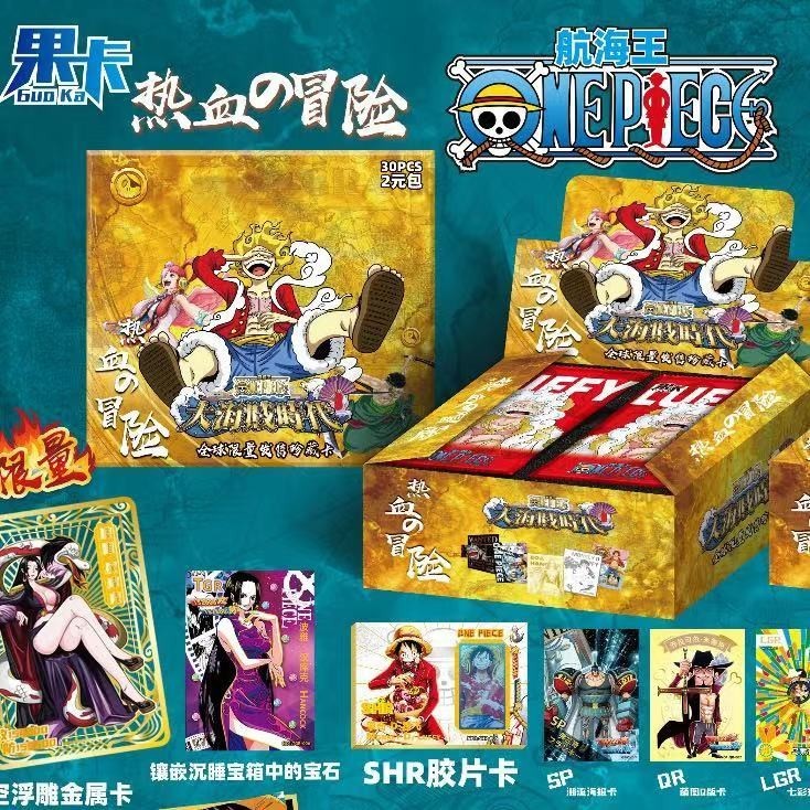 Goka One Piece Card Hot-Blooded Adventure Great Pirates Era Collector's ...