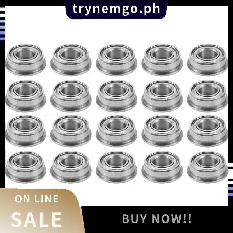 Available 20PCS MF84ZZ LF840ZZ Shielded Flanged 4 x 8 x 3MM Model Ball