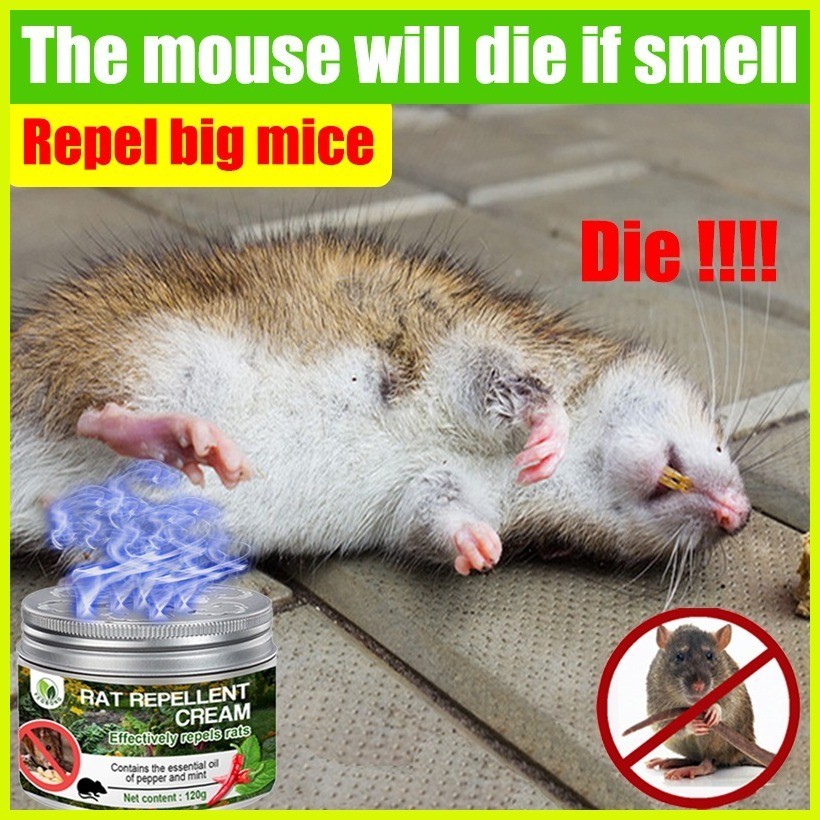 Rodent Repellent Cream Mouse Repeller 120g Mice run away when they