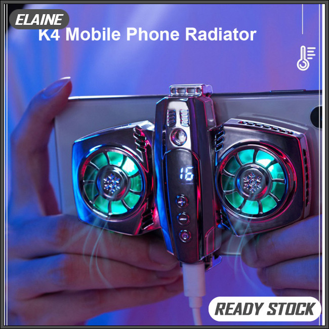 Elaine K4 Mobile Phone Cooler Radiator Semiconductor Dual Cooling ...