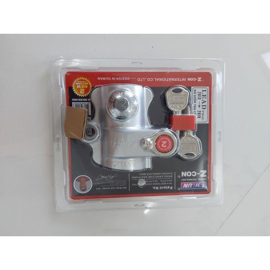 Z coin lock protects VISION EX150 fu led wave a110 ZCON car mounted on ...
