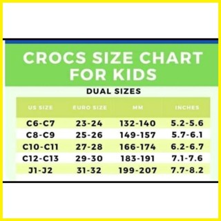 C6 size clearance crocs