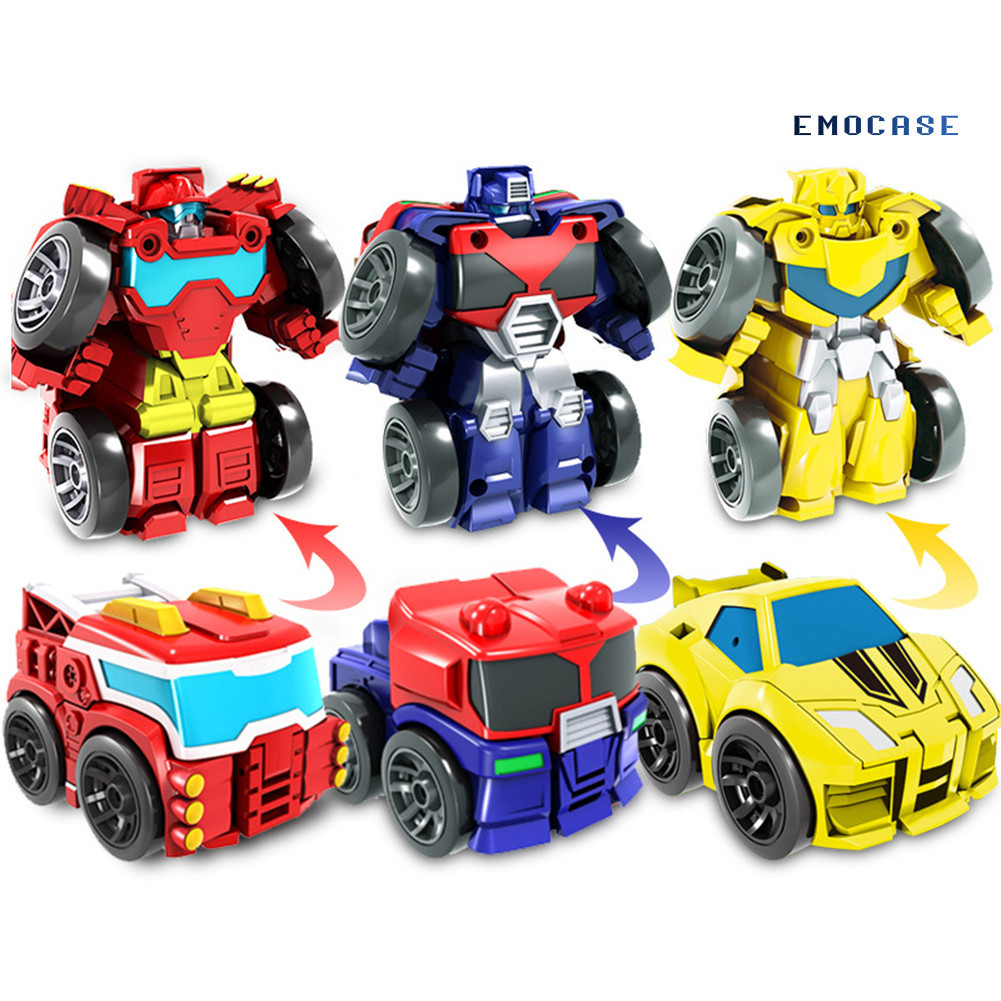 EM-Mini Deformation Car Robot Transformable Inertia Truck Model ...