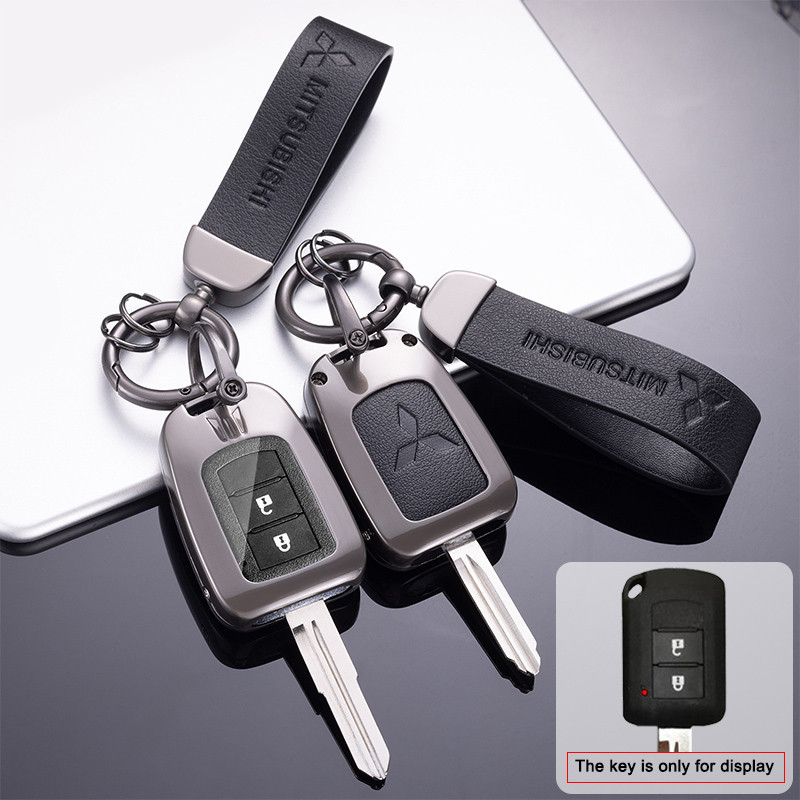 XUKEY Silicone Key Cover Case For Mitsubishi Lancer, Endeavor, Mirage – Black – Remote Smart Key Protector