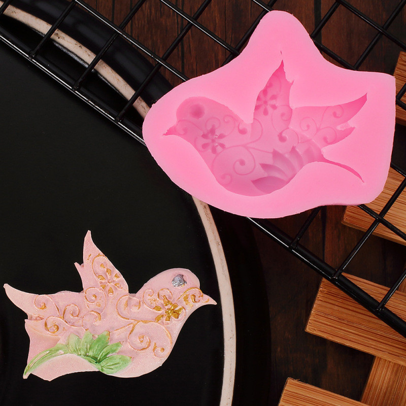 Dove Shape Resin Molds Fondant Mold Silicone Cake Mold Birthday Cake
