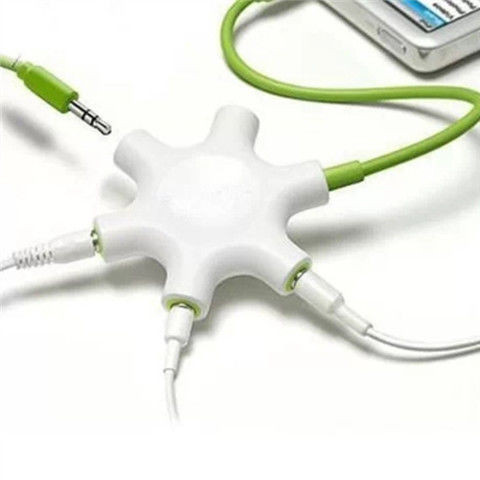 Converter head phone headphone Headset splitter one Point five ...
