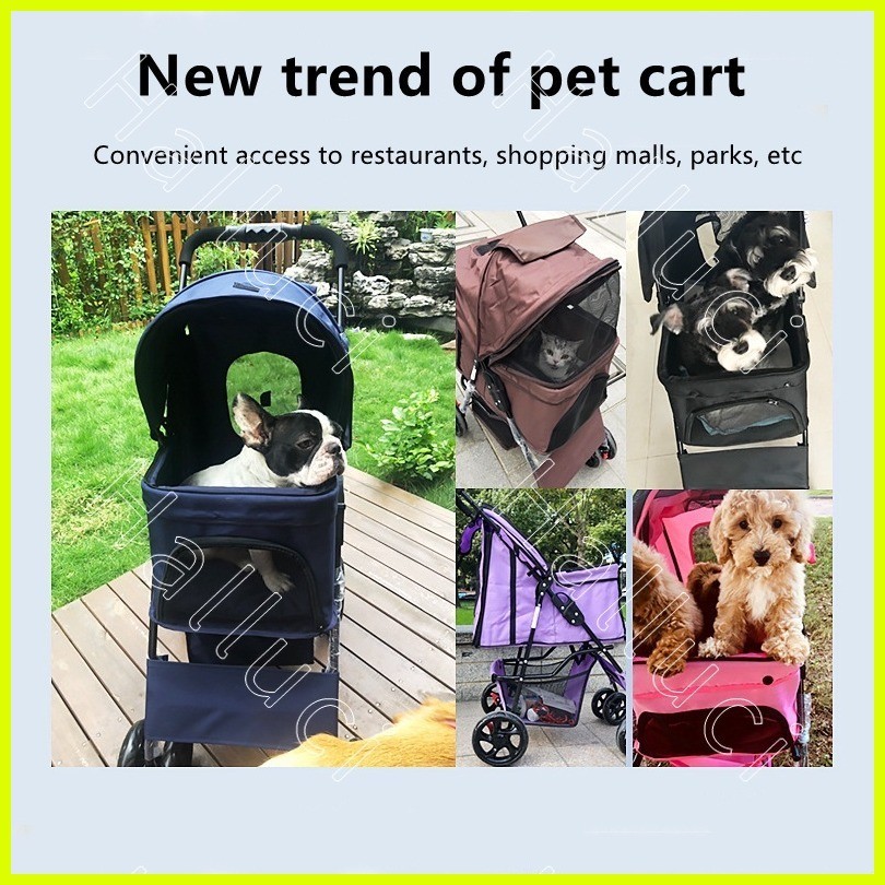 Fit 22KG Pet Dog stroller Pet Trolley Pet foldable travel stroller stroller for dogs