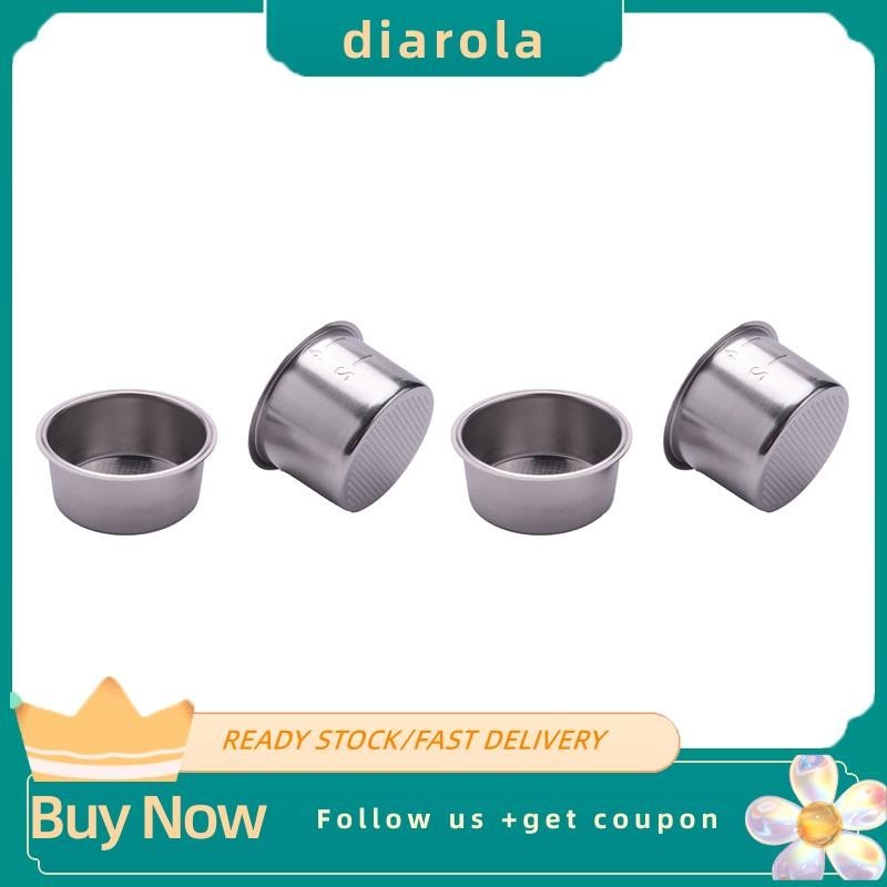 【diarola】2set 51mm 2/4 Cups Filter Replacement Filter Basket for Coffee ...