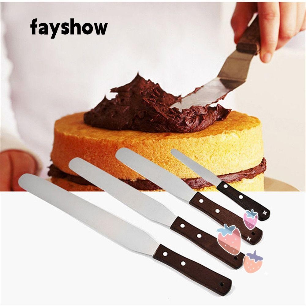 FAY 4/6/8/10 Inch Cake Spatula Stainless Steel Tools Smoother Cake ...