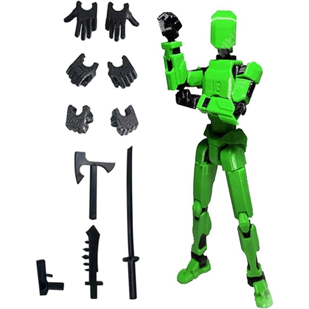 T13 Figure 3d Printing Lucky 13 Action Figure Dummy Robot 13 Assembly 