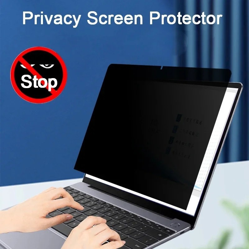 Laptop Privacy Screen Protector Anti-glare Anti-peep Monitor  Screen Protector Privacy Screen Protector for Laptop 13 14 Notebook PC 