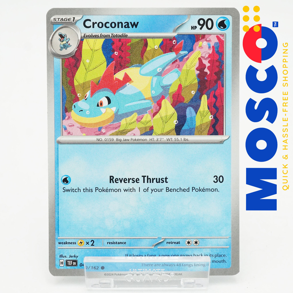 pokemon croconaw card 159 Croconaw main image 1