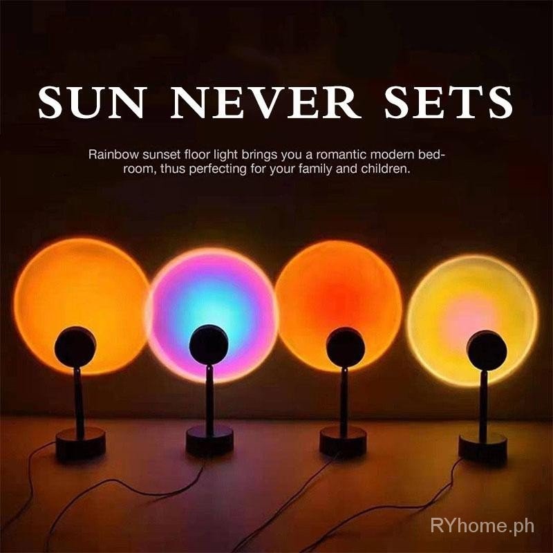 LED PROJECTION USB SUN LAMP WITH 1 TO 8 FILTERS ROMANTIC LIGHT WITH ...