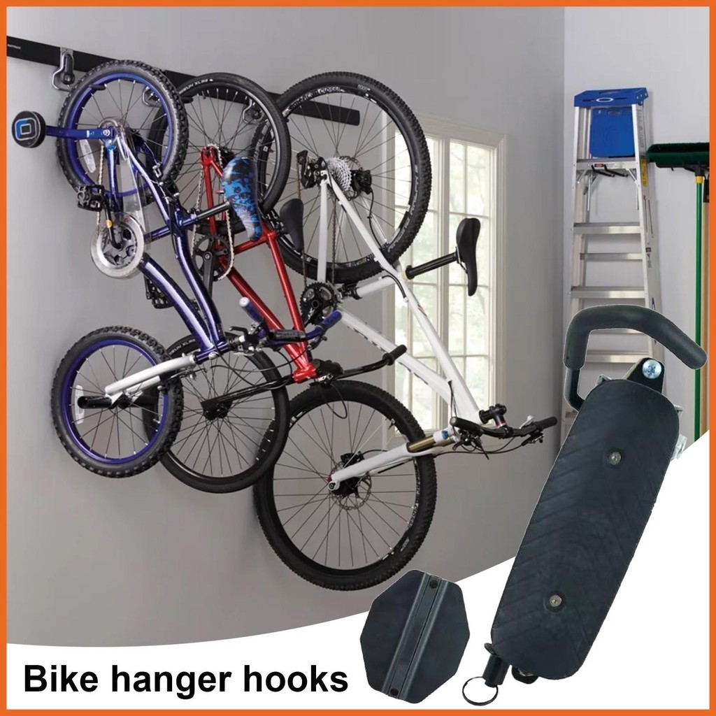 Wall Bike Rack Mount Indoor Vertical Bike Hanger Space-Saving Bike ...