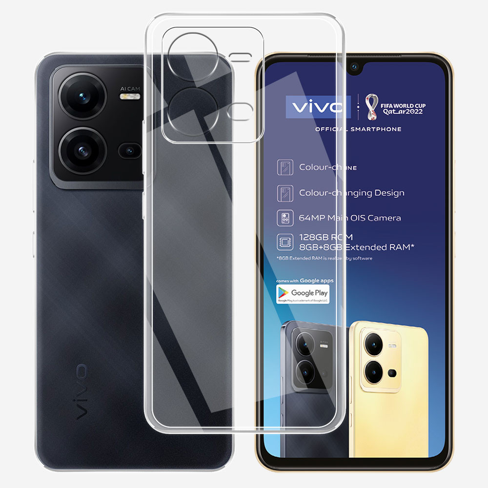 For VIVO V25 5G / V25e Case V2202 V2201 Clear Silicone Soft TPU Phone ...