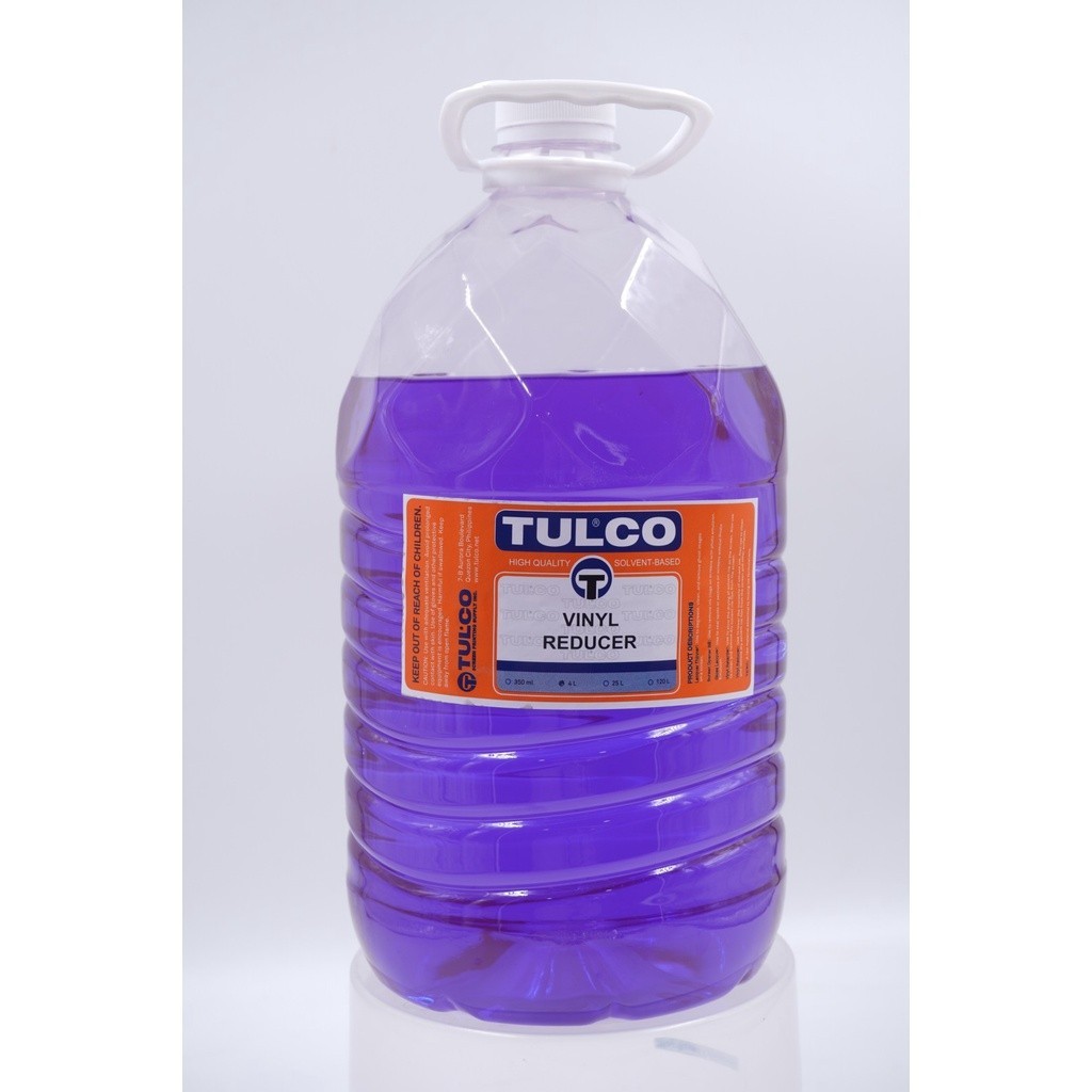 [4 LITERS] Tulco Vinyl Reducer TTextile Inks Silk Screen Printing