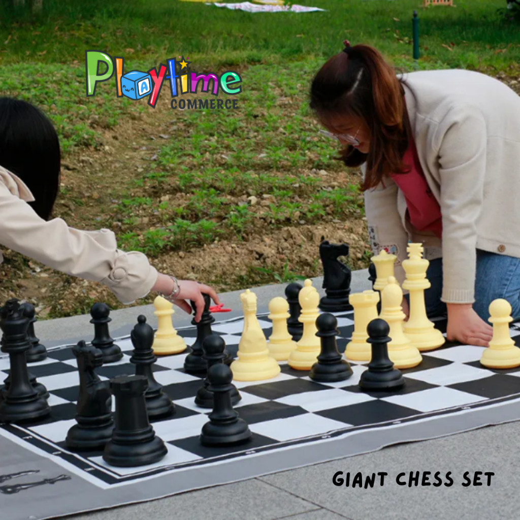 ♞Mega Chess Giant Chess Set Floor Game Outdoor Sports summer Toys ...