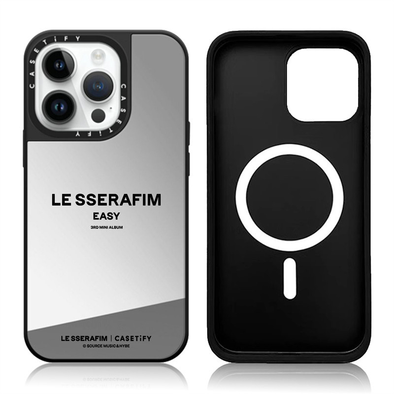 CASECASE X LE SSERAFIM EASY Title Case Magnetic suction
