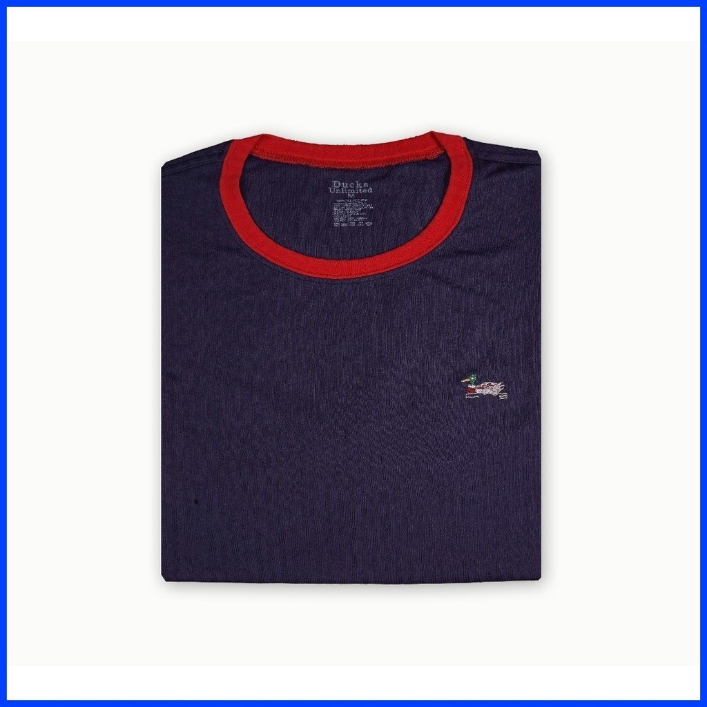 ♥ Ducks Unlimited Men's Casual Plain 100% Polyester Dry-Fit Round Neck ...