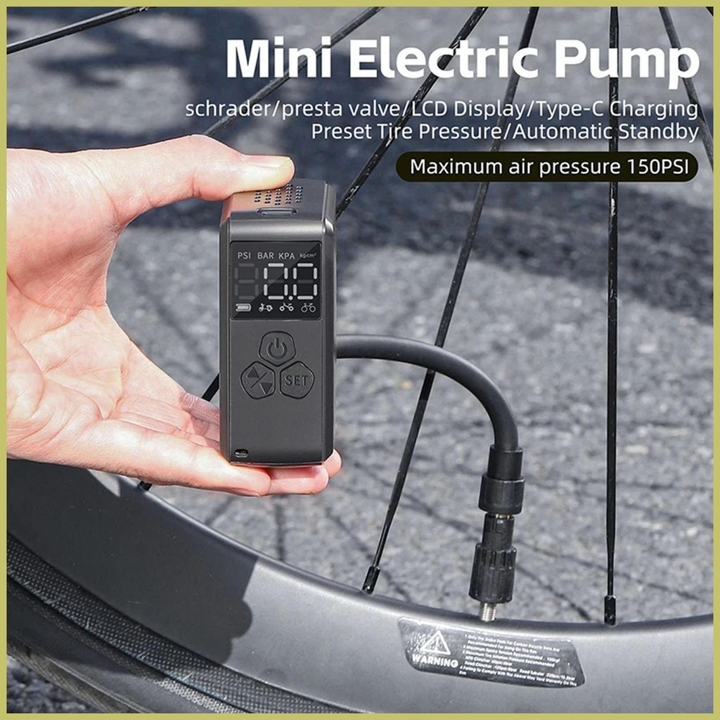 Digital Portable Air Pump Inflate Tire Car Bike Motorcycle Electric
